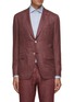 ISAIA - Giacca' Checked Wool Silk Blend Suit