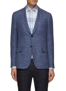 theory silk unstructured blazer