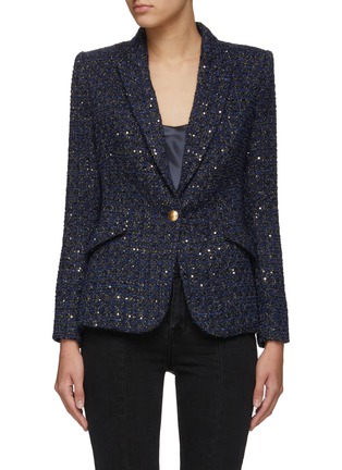 Main View - Click To Enlarge - L'AGENCE - CHAMBERLAIN' TWEED BLAZER