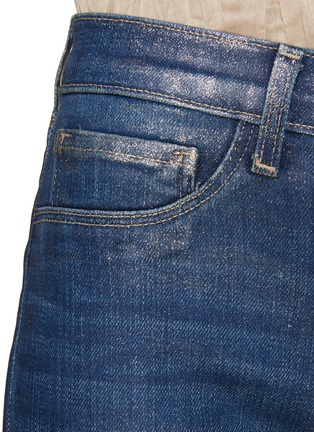  - L'AGENCE - El Matador' Glitter Coated Crop Denim Jeans