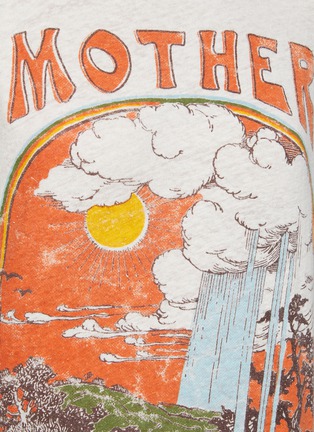  - MOTHER - The Sinful Mother' Print Cotton Blend Crewneck T-Shirt