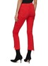 Back View - Click To Enlarge - MOTHER - ‘THE INSIDER’ FRAYED STEP HEM CROPPED BOOT JEANS