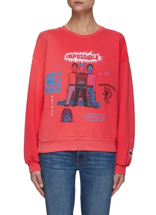 Main View - Click To Enlarge - MOTHER - The Drop' 'Impossible' Graphic Print Sweatshirt