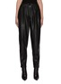 MOTHER - The Twisty' Tied Waist Faux Leather Tappered Pants