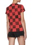 MOTHER - The Boxy Goodie' Checker Print Cotton T-shirt