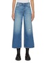 Main View - Click To Enlarge - RAG & BONE - Maya' Medium Wash Distressed Cropped Wide Jeans