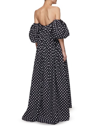caroline constas bardot maxi dress