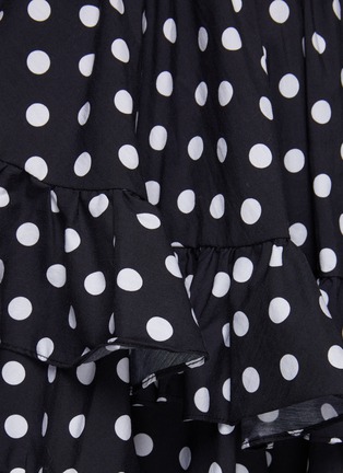  - CAROLINE CONSTAS - ‘Finley’ Polka Dot Tiered Mini Dress