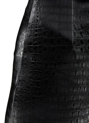  - GAUGE81 - ‘Luana’ Snake Print Faux Leather Mini Skirt