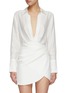 Main View - Click To Enlarge - GAUGE81 - Naha' Short Silk Shirt Dress