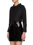 Front View - Click To Enlarge - GAUGE81 - ‘Kura’ Layered Silk Shirt Bodysuit