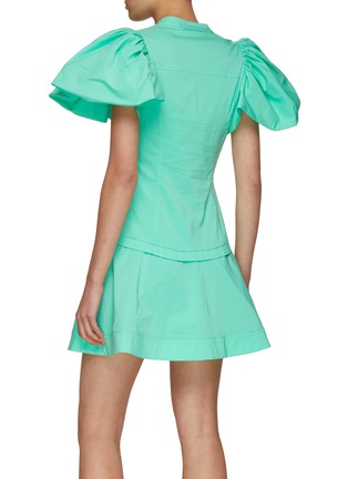 Back View - Click To Enlarge - SIMKHAI - BESSIE' RUCH SLEEVELESS MINI DRESS