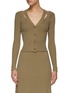 Main View - Click To Enlarge - JONATHAN SIMKHAI - Claire' Halter Neck Ribbed Cardigan