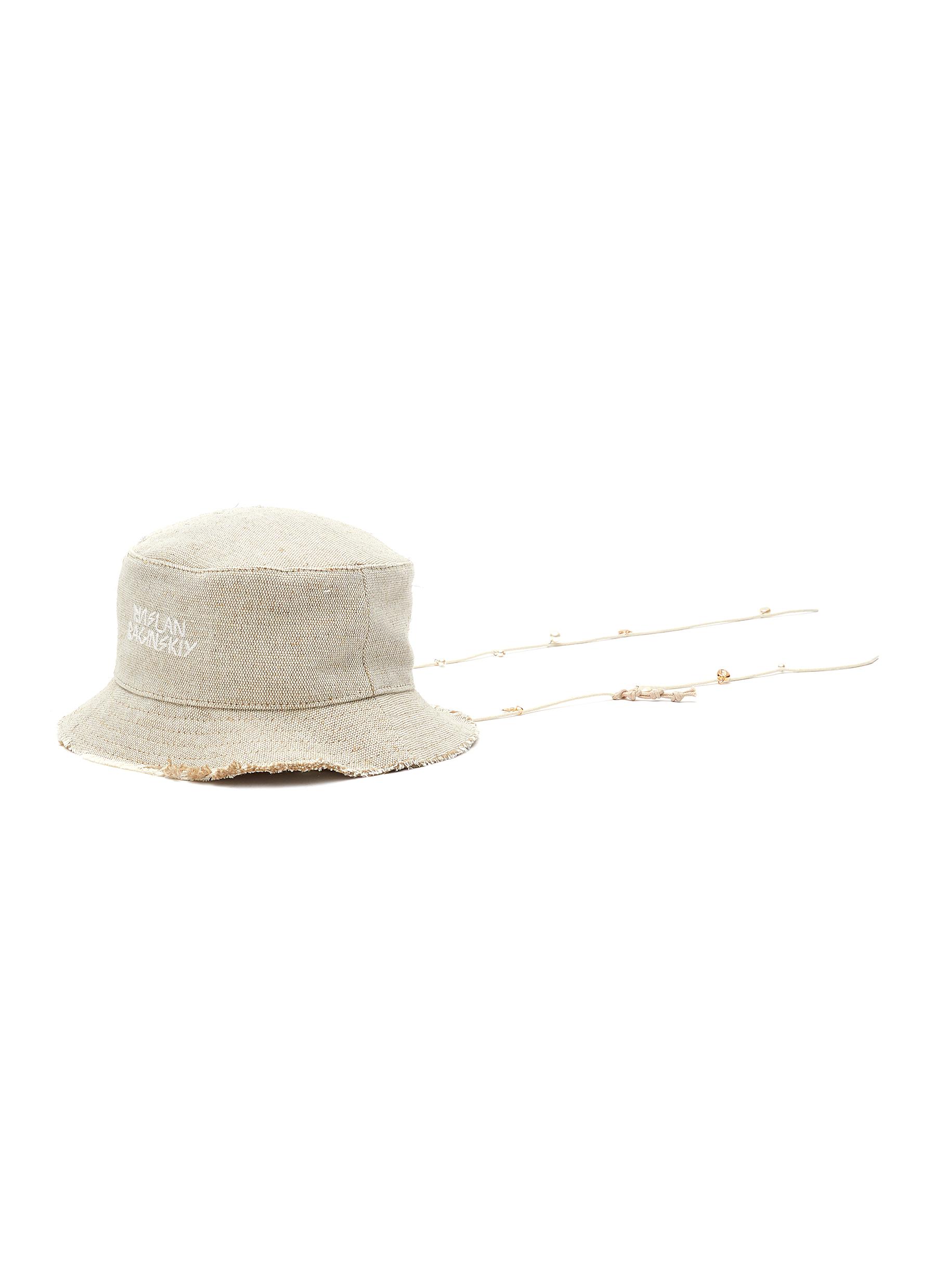 RUSLAN BAGINSKIY | SELF TIE HEMP STRAW 