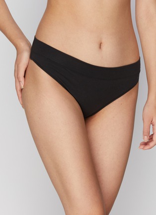 Figure View - Click To Enlarge - SKIMS - Cotton Jersey' CHEEKY TANGA