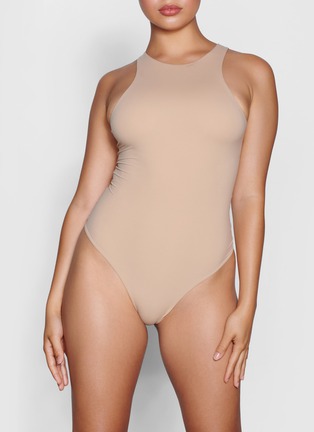 Detail View - Click To Enlarge - SKIMS - ‘Fits Everybody’ High Neck Bodysuit