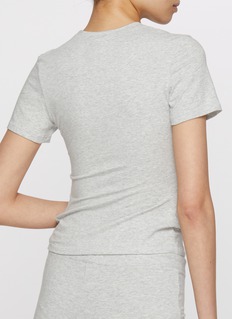 SKIMS | Cotton Jersey T-Shirt | LIGHT HEATHER GREY | Women | Lane