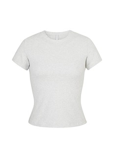 SKIMS | Cotton Jersey T-Shirt | LIGHT HEATHER GREY | Women