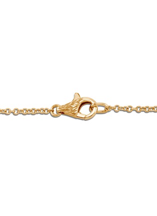  - JOHN HARDY - Classic Chain' Diamond Encrusted 18K Gold Cross Pendant Rolo Chain Necklace