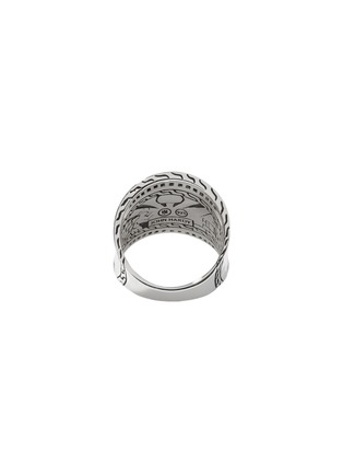 Detail View - Click To Enlarge - JOHN HARDY - JH Essentials Spinel Sapphire Hammered Sterling Silver Ring — Size 6