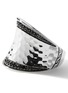 Detail View - Click To Enlarge - JOHN HARDY - JH Essentials Spinel Sapphire Hammered Sterling Silver Ring — Size 6