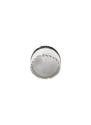  - JOHN HARDY - JH Essentials Spinel Sapphire Hammered Sterling Silver Ring — Size 6