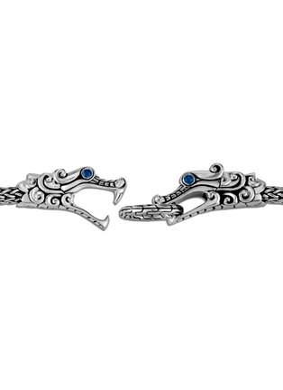 Detail View - Click To Enlarge - JOHN HARDY - ‘Legends Naga' Sapphire Sterling Silver Dragon Head Bracelet