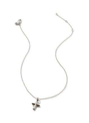 Detail View - Click To Enlarge - JOHN HARDY - JH Essentials Sterling Silver Pendant Rolo Chain Necklace — Size 16-18