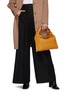 Figure View - Click To Enlarge - JW ANDERSON - Small Chain Soft Calf Leather Hobo Bag