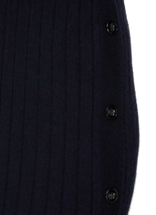  - LISA YANG - Katie' Side Button Detail Cashmere Rib Skirt