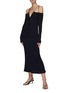 Figure View - Click To Enlarge - LISA YANG - Katie' Side Button Detail Cashmere Rib Skirt