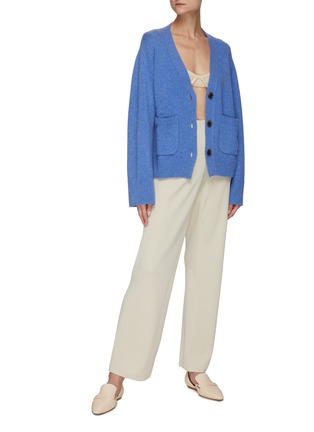 Figure View - Click To Enlarge - LISA YANG - Danni' Patch Pocket Cashmere Cardigan