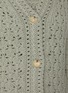  - VINCE - Crocheted Cashmere Wool Blend Knit Cardigan
