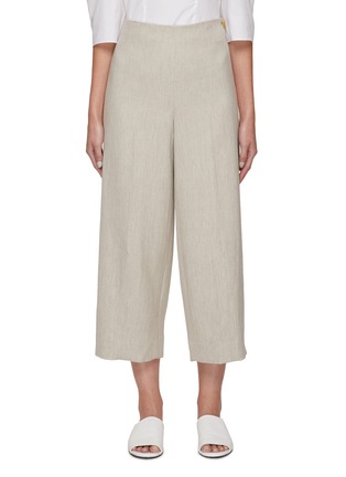 Main View - Click To Enlarge - VINCE - Pleated Crop Wide Leg Pants