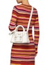 Front View - Click To Enlarge - CHLOÉ - Edith' Contrasting Stitching Leather Shoulder Bag
