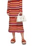 Figure View - Click To Enlarge - CHLOÉ - Edith' Contrasting Stitching Leather Shoulder Bag