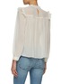 Back View - Click To Enlarge - SELF-PORTRAIT - RUFFLE COLLAR CHIFFON BLOUSE
