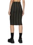Back View - Click To Enlarge - CRUSH COLLECTION - Metallic Stripe Jacquard Pencil Skirt