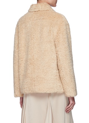 Back View - Click To Enlarge - VINCE - Textured Faux Fur Jacket
