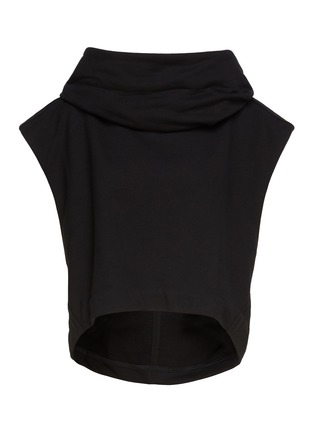 Main View - Click To Enlarge - ALAÏA - Hooded jersey shawl top