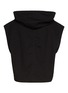 Figure View - Click To Enlarge - ALAÏA - Hooded jersey shawl top