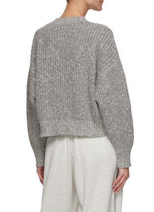 Back View - Click To Enlarge - BRUNELLO CUCINELLI - CAPSULE ORDER SEQUIN EMBELLISH SWEATER