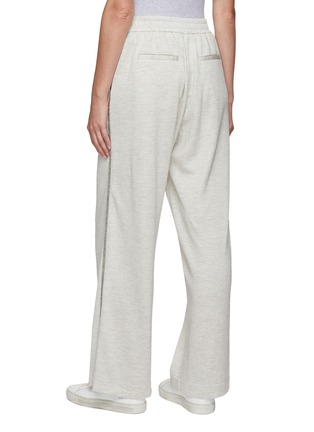 Back View - Click To Enlarge - BRUNELLO CUCINELLI - CAPSULE ORDER MONILE DETAIL WIDE LEG TRACKPANTS