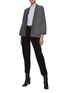 Figure View - Click To Enlarge - BRUNELLO CUCINELLI - CAPSULE ORDER MONILE SIDE CROPPED TAILORED PANTS