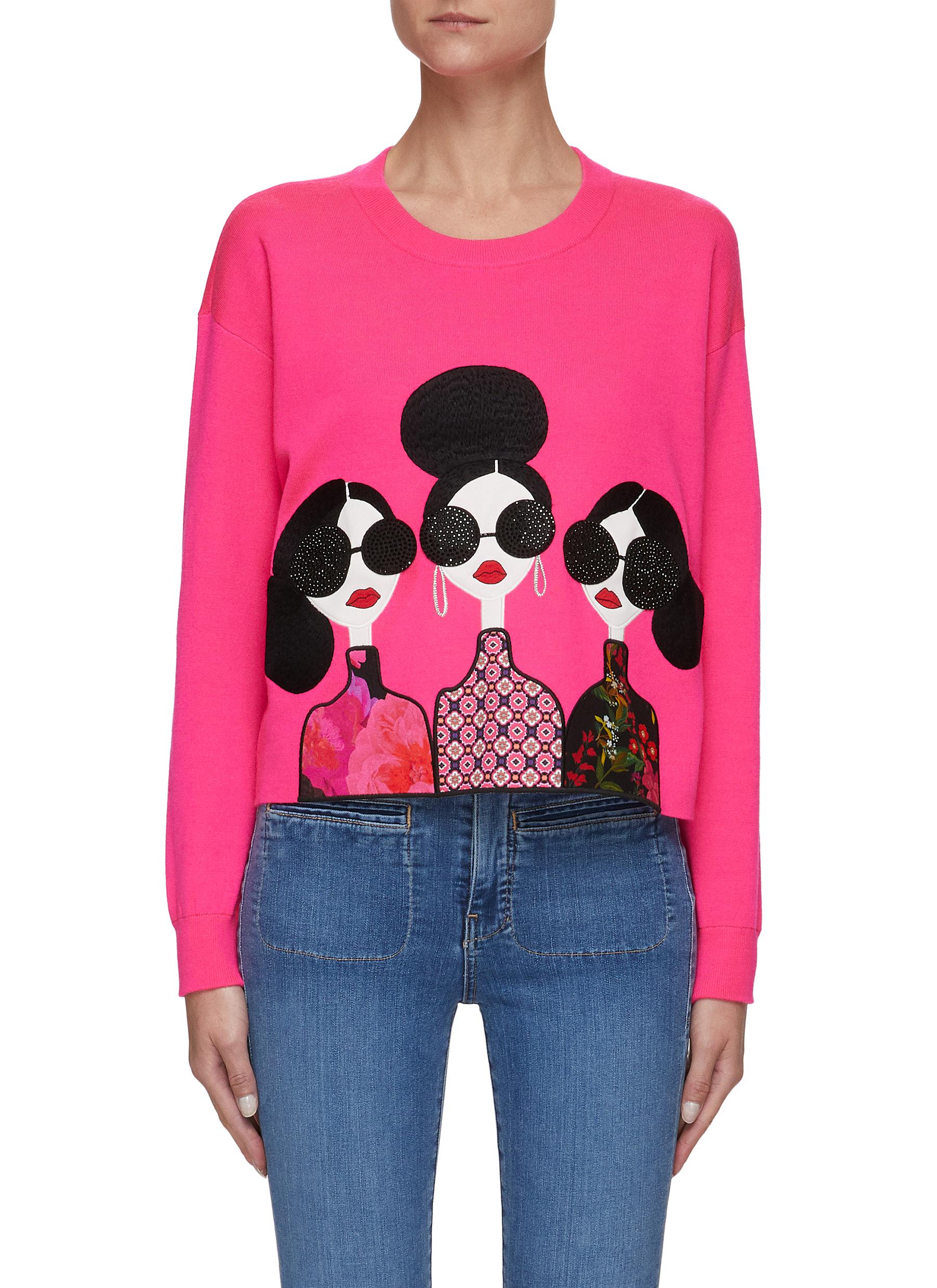 トップスalice+olivia GLEESON STACEFACE PULLOVER - トップス