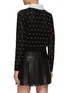 Back View - Click To Enlarge - ALICE & OLIVIA - Collins' Pearl Adorned Crochet Cardigan