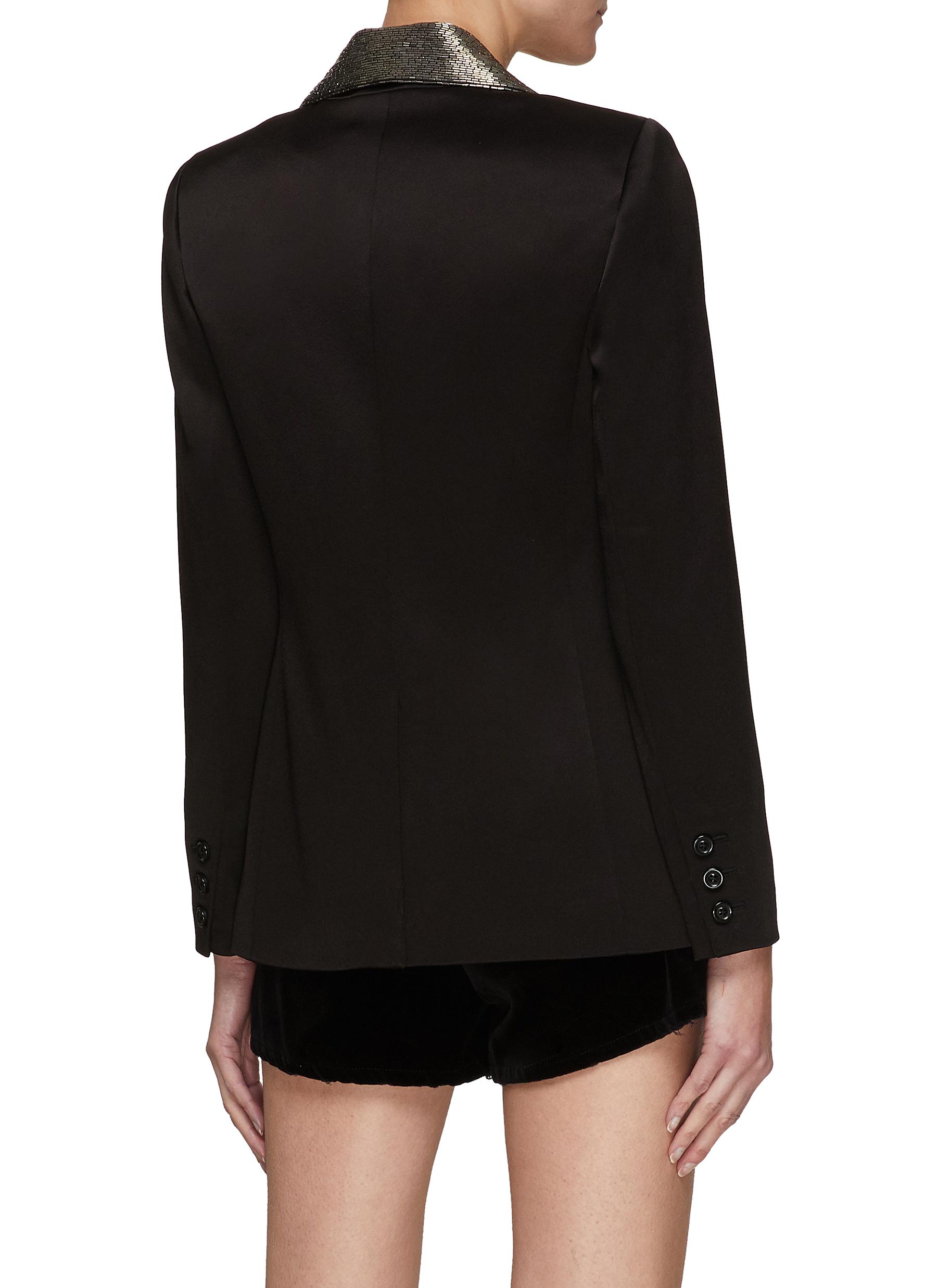 ‘EVE’ EMBELLISHED COLLAR BLAZER