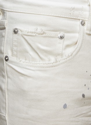 - PURPLE BRAND - Slim Fit 1 Bandana Patch Paint Splash Jeans