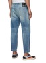 Back View - Click To Enlarge - DENHAM - Folded waist distressed denim jeans