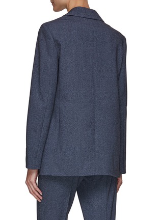 Back View - Click To Enlarge - THEORY - Soft Suiting Oversized Boy Jacket